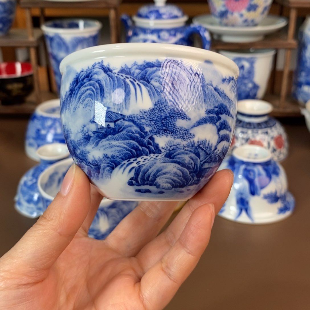 杯景德镇陶瓷手工手绘