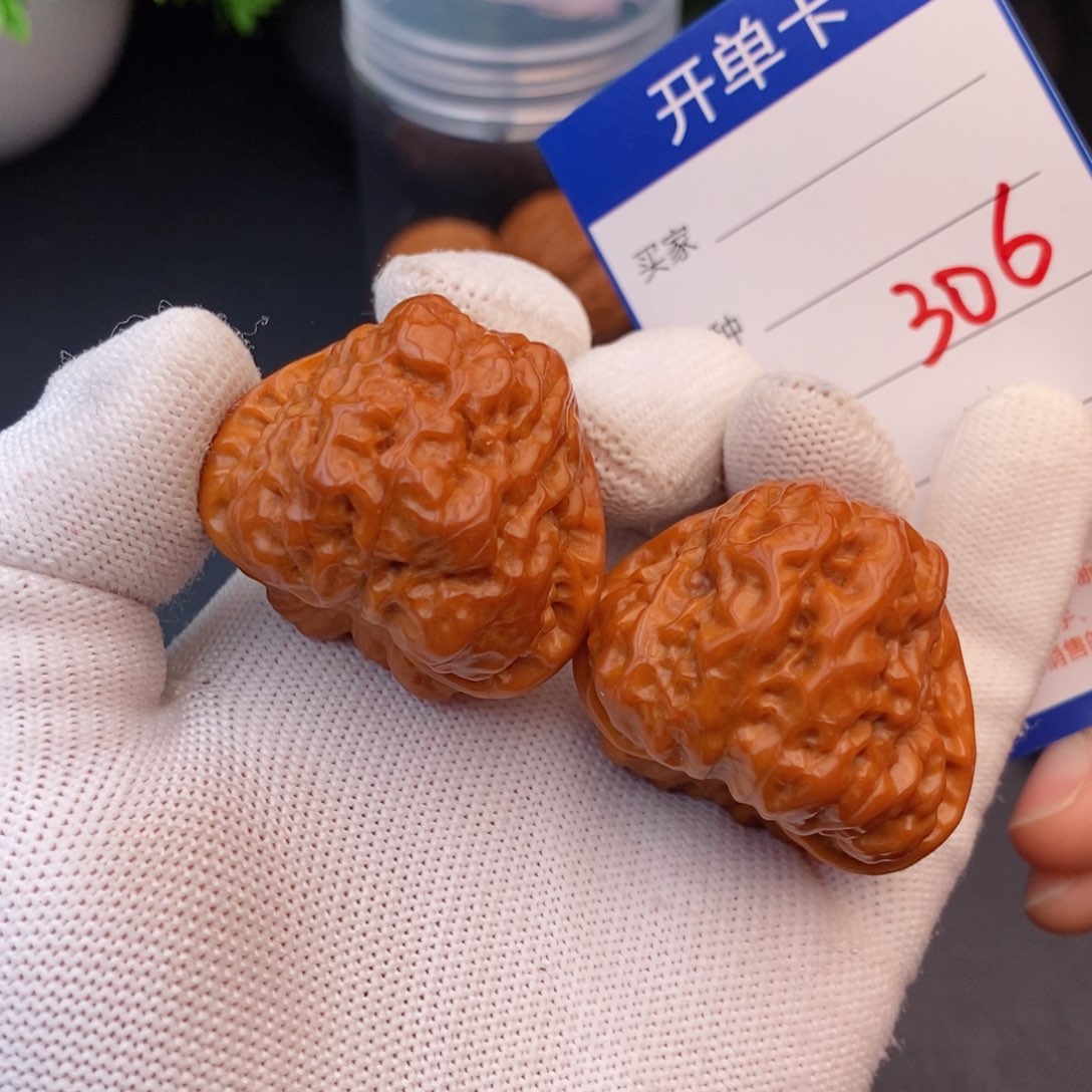 文玩核桃把件38蛤蟆头306