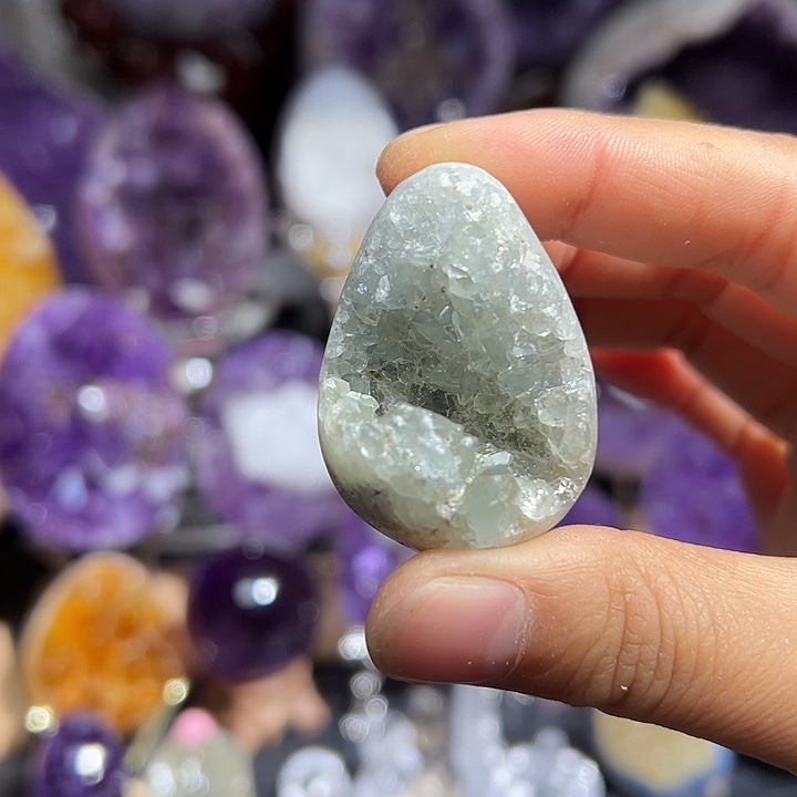 珠宝半成品未镶嵌紫晶