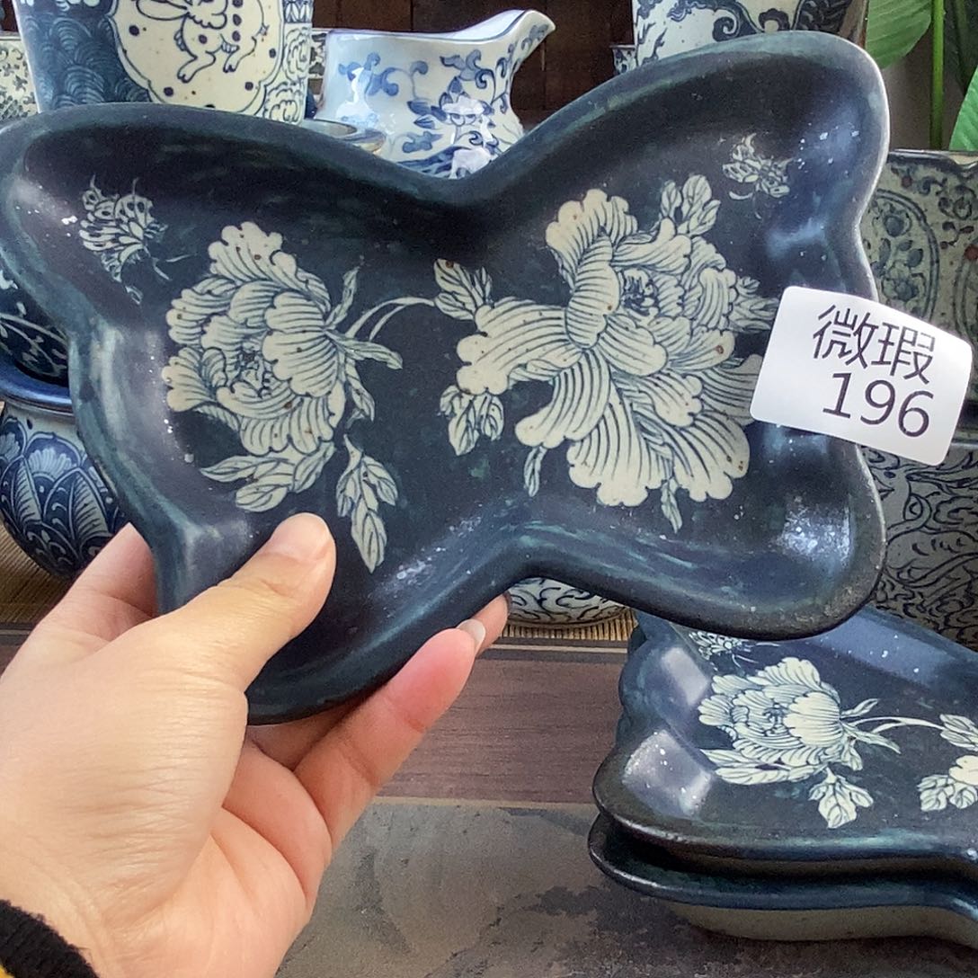 陶手工手绘青花高温陶瓷