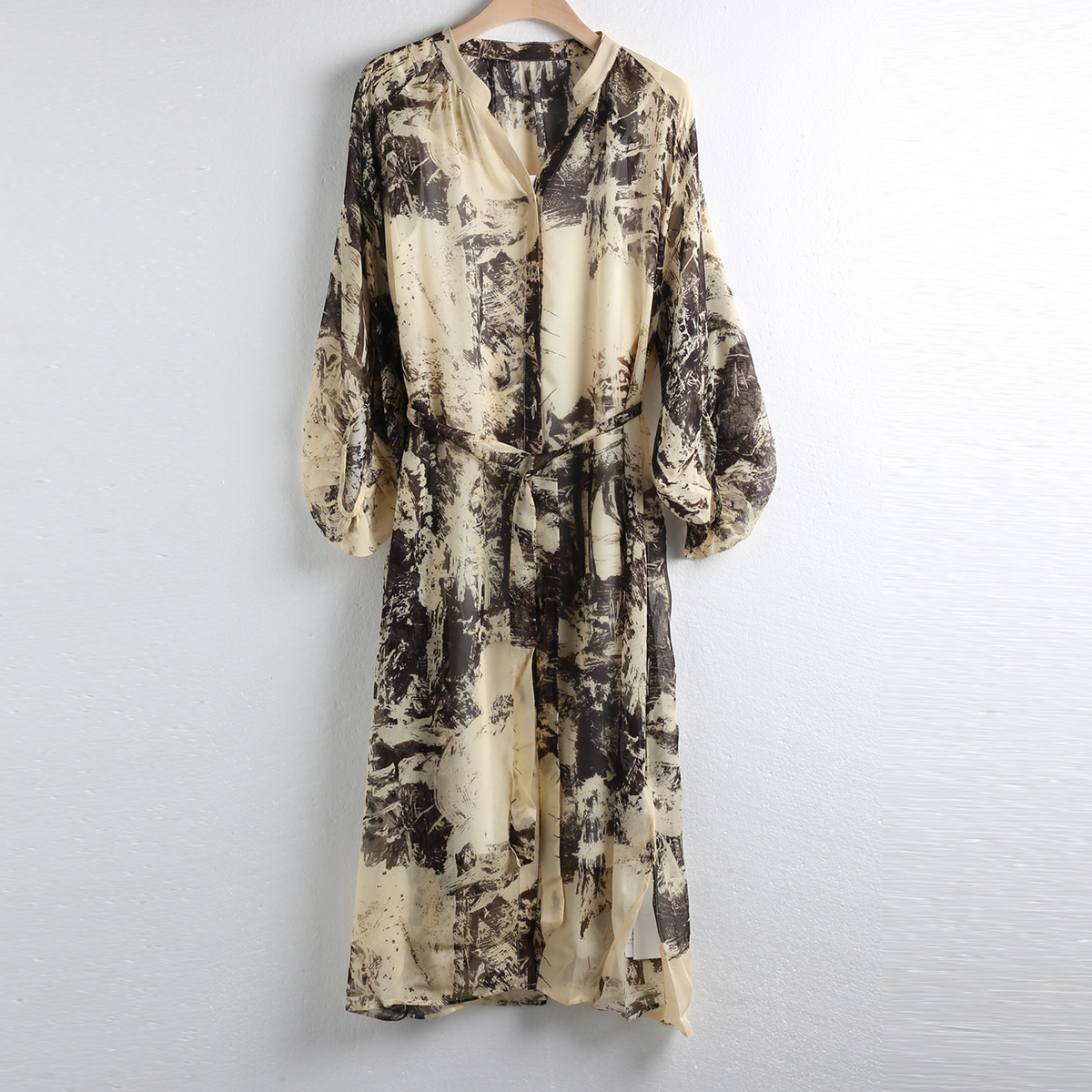 MY新款桑蚕丝连衣裙 WYC-Y0041