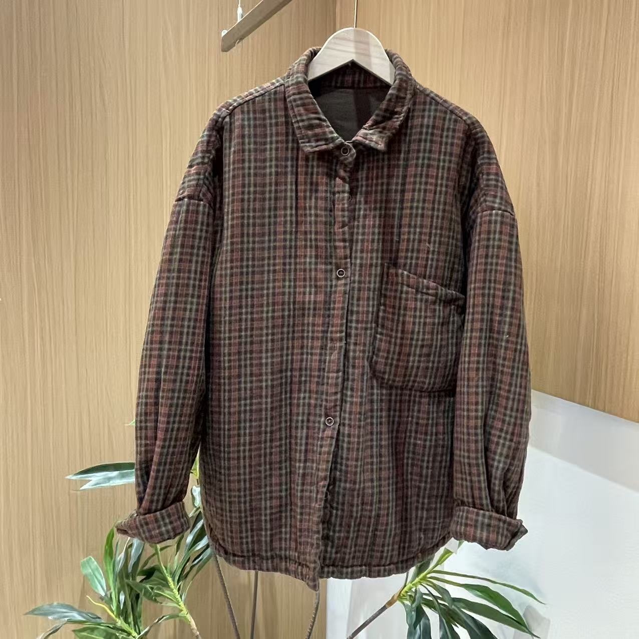 17938新款冬季加厚休闲显瘦百搭时尚棉服