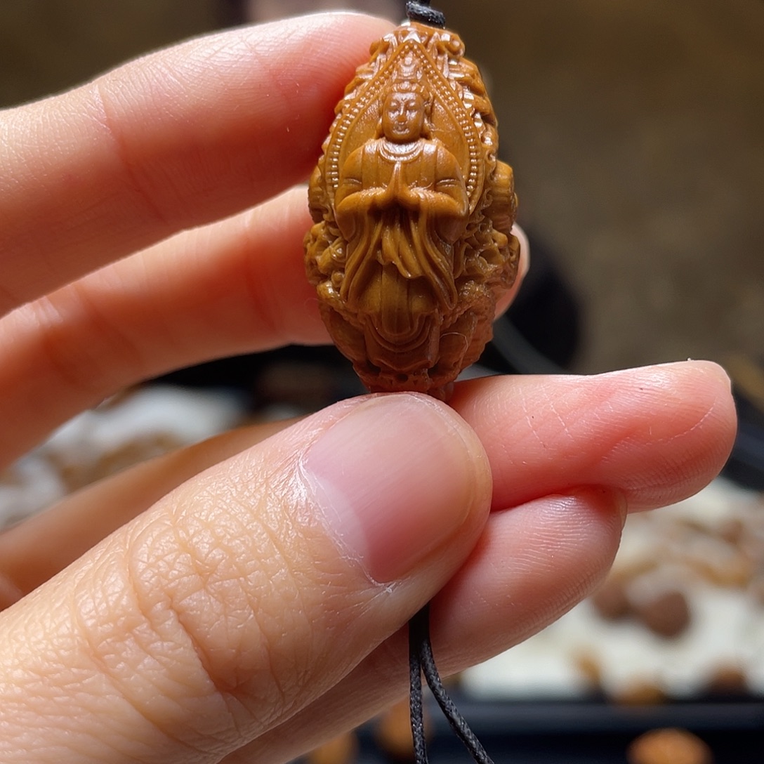 橄榄核手串/手链九龙观音