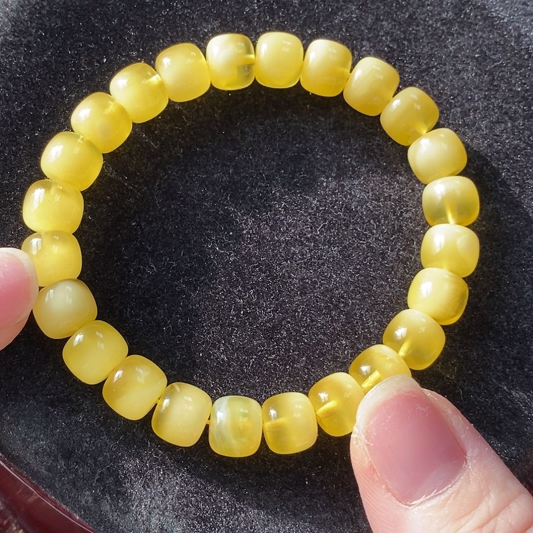 琥珀未镶嵌手串004