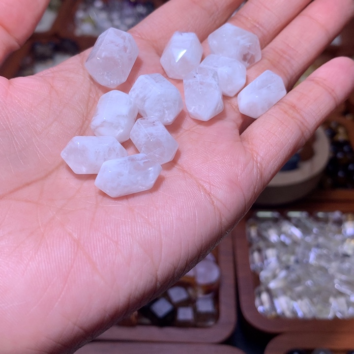 五***子水晶珠宝半成品银S925镶嵌