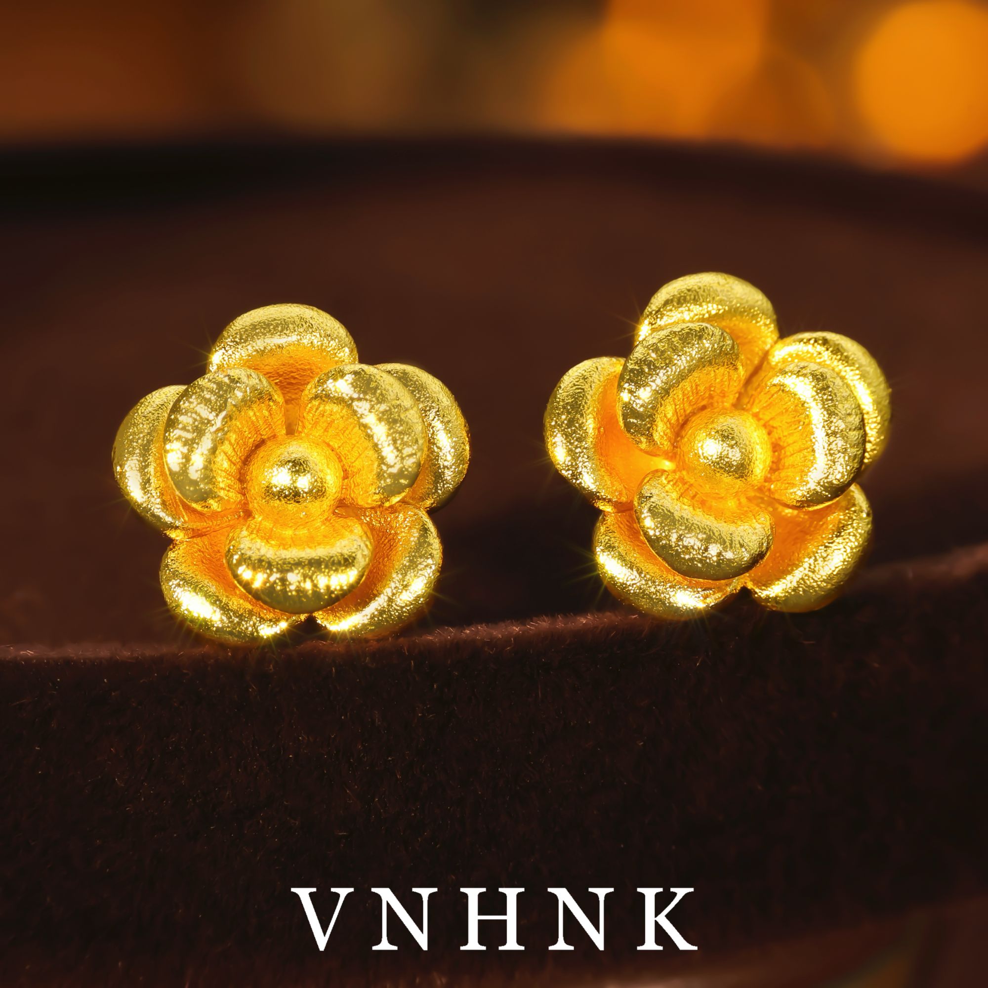 铜合金耳饰 美可儿   M262  金色时尚气质耳环预售