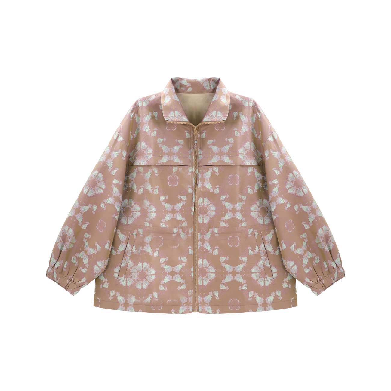 【小水专属】缠枝葡萄蜀锦萝抽绳外套  28101