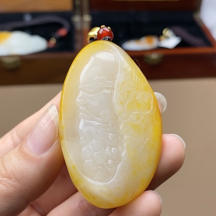 和田玉挂件未镶嵌F