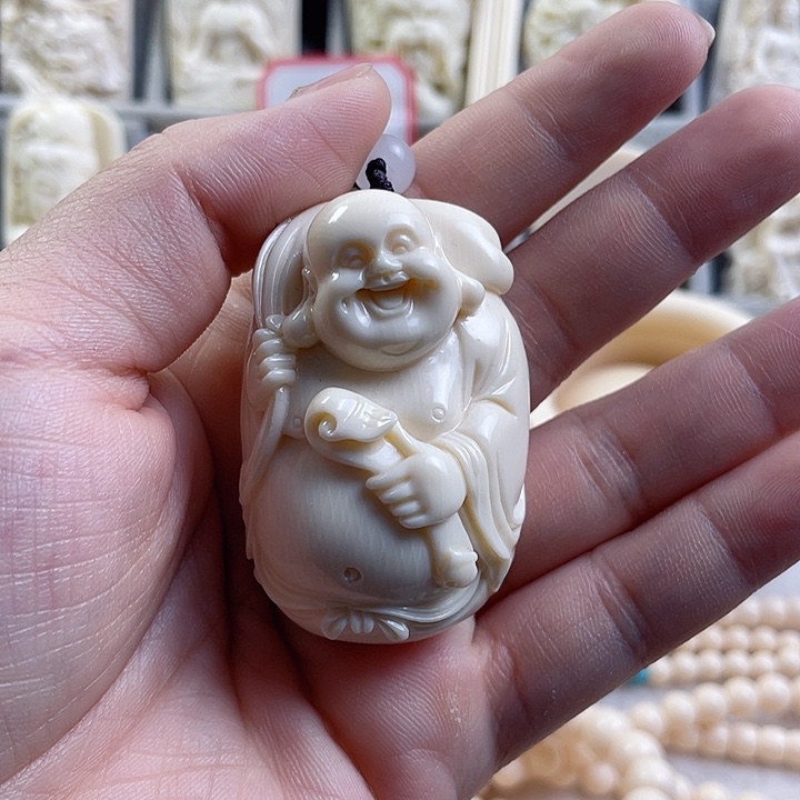 浪***情弥勒可手把可脖挂一个...