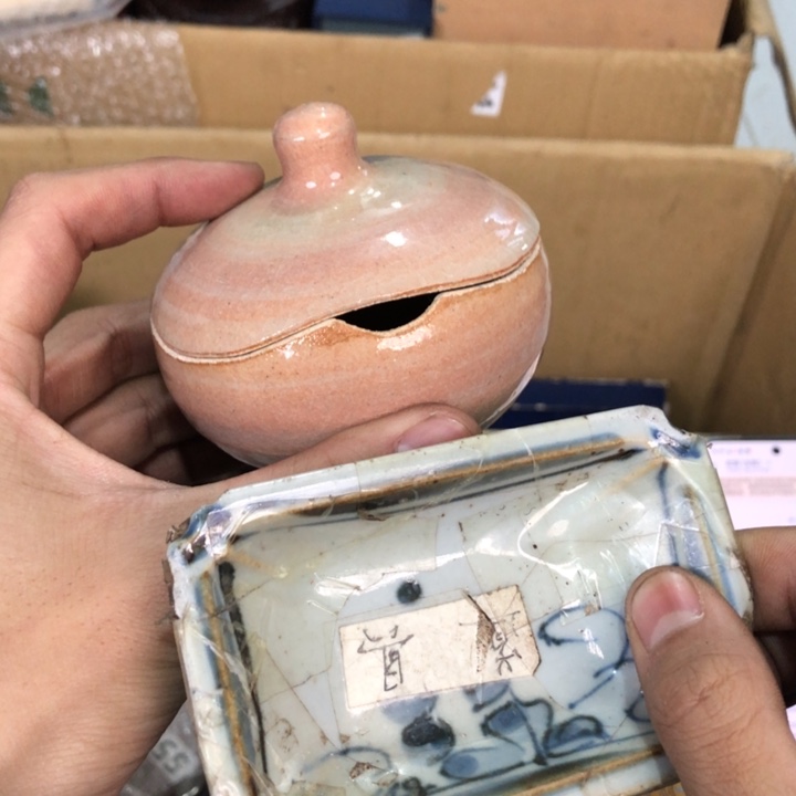 陶瓷孤品单件车里拍