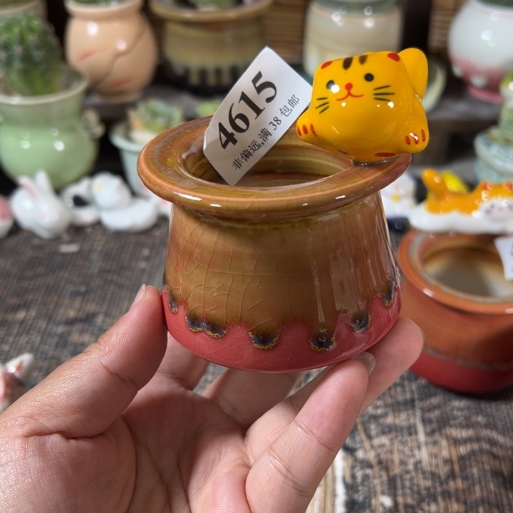 口5 手工花盆满30包邮