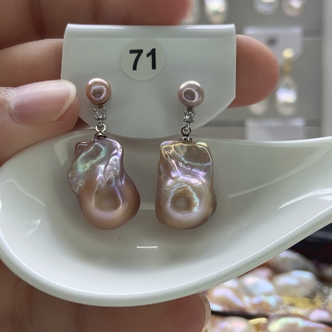 ****福银S925镶嵌颈饰淡水珍珠71