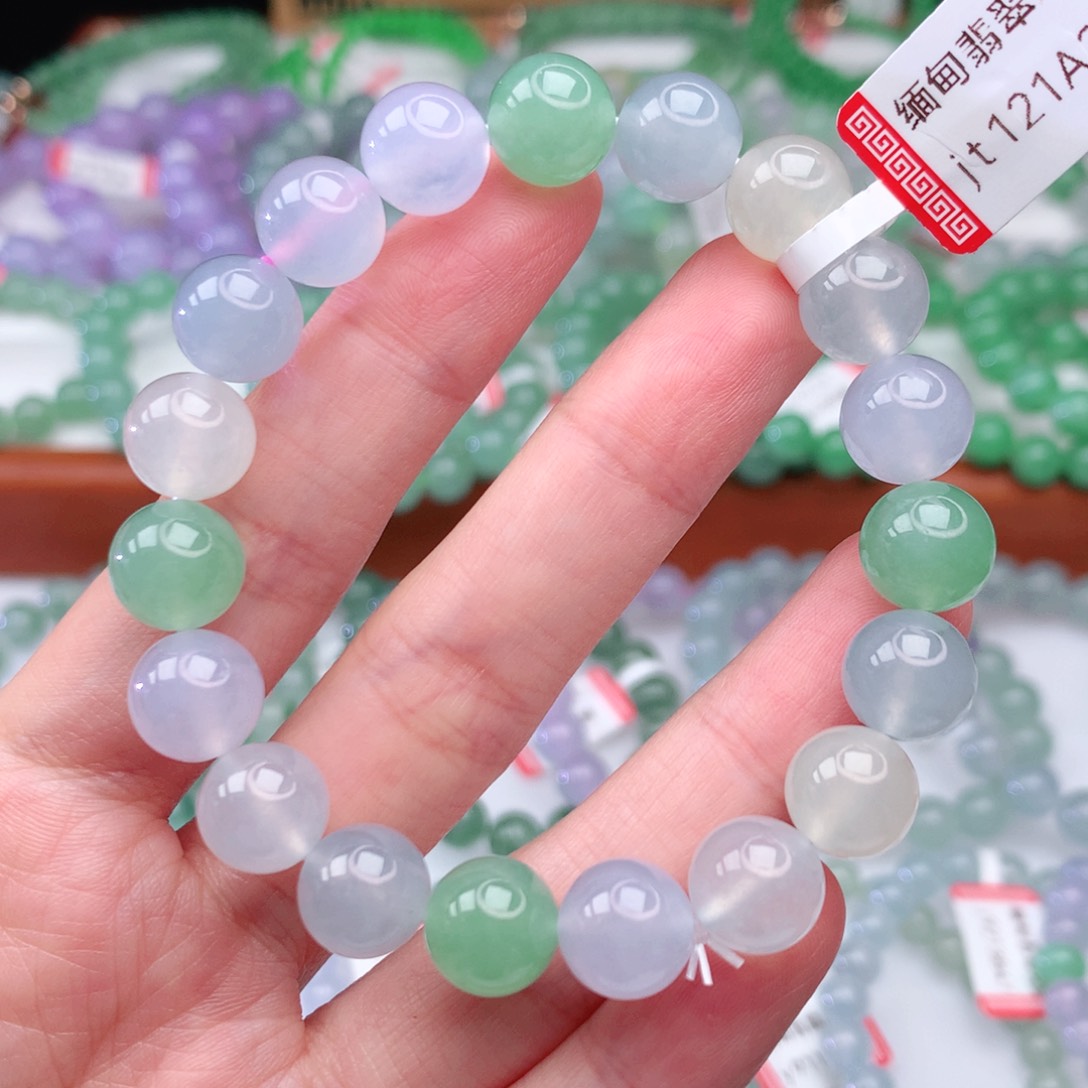 翡翠手链未镶嵌翡翠10mm