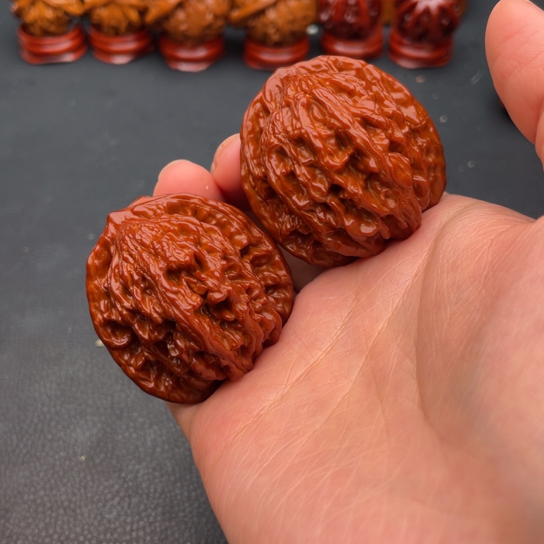 文玩核桃把件麦虎