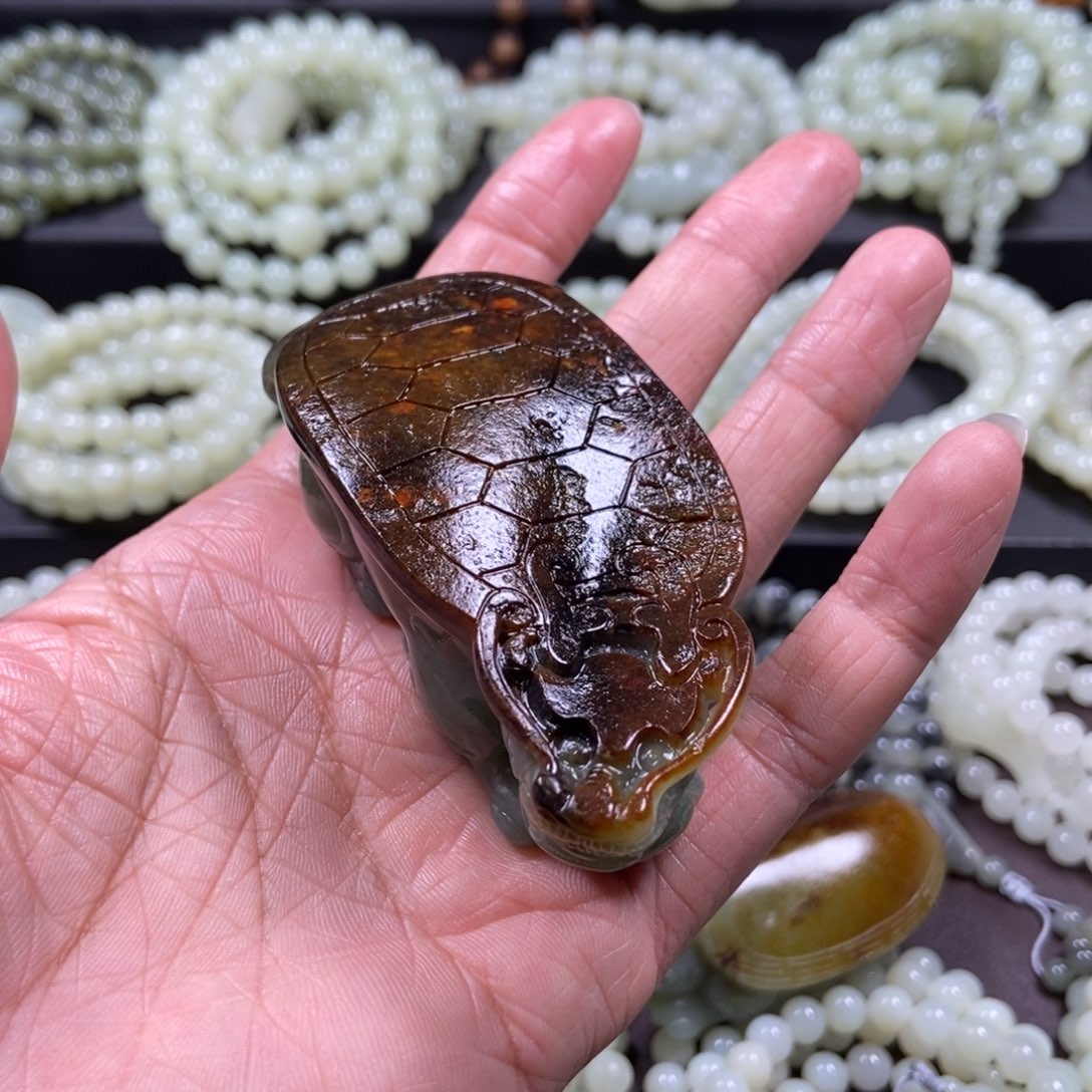 G***u和田玉未镶嵌把件