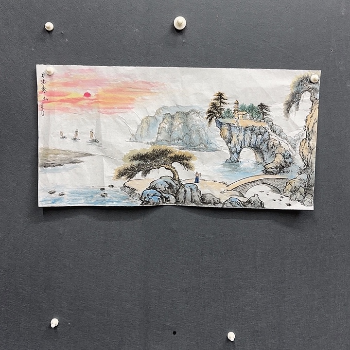 击***歌国画卡纸的制作方法是