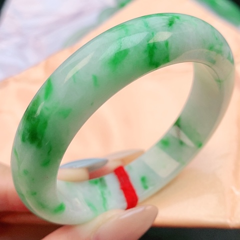 未镶嵌手镯翡翠53圈口882076