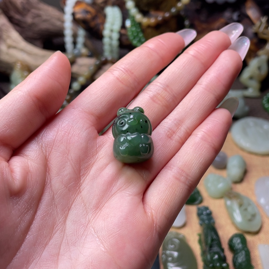 和田玉未镶嵌套链