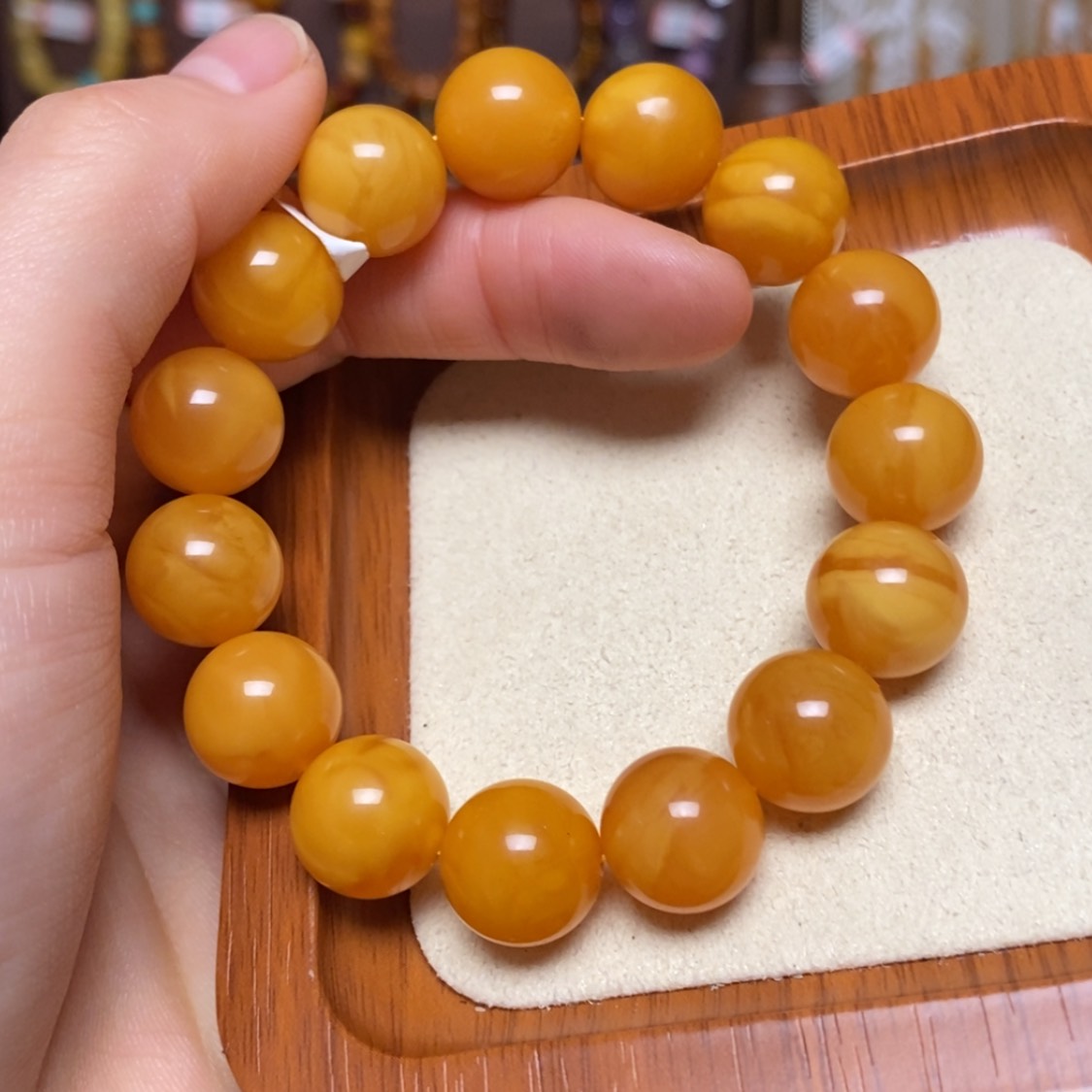 【闪购商品】手链蜜蜡未镶嵌手串