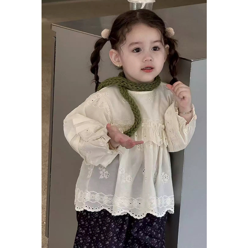 现货【百分百棉】郝叔童品秋季限定2025高货网红女童娃娃衫潮HP5327