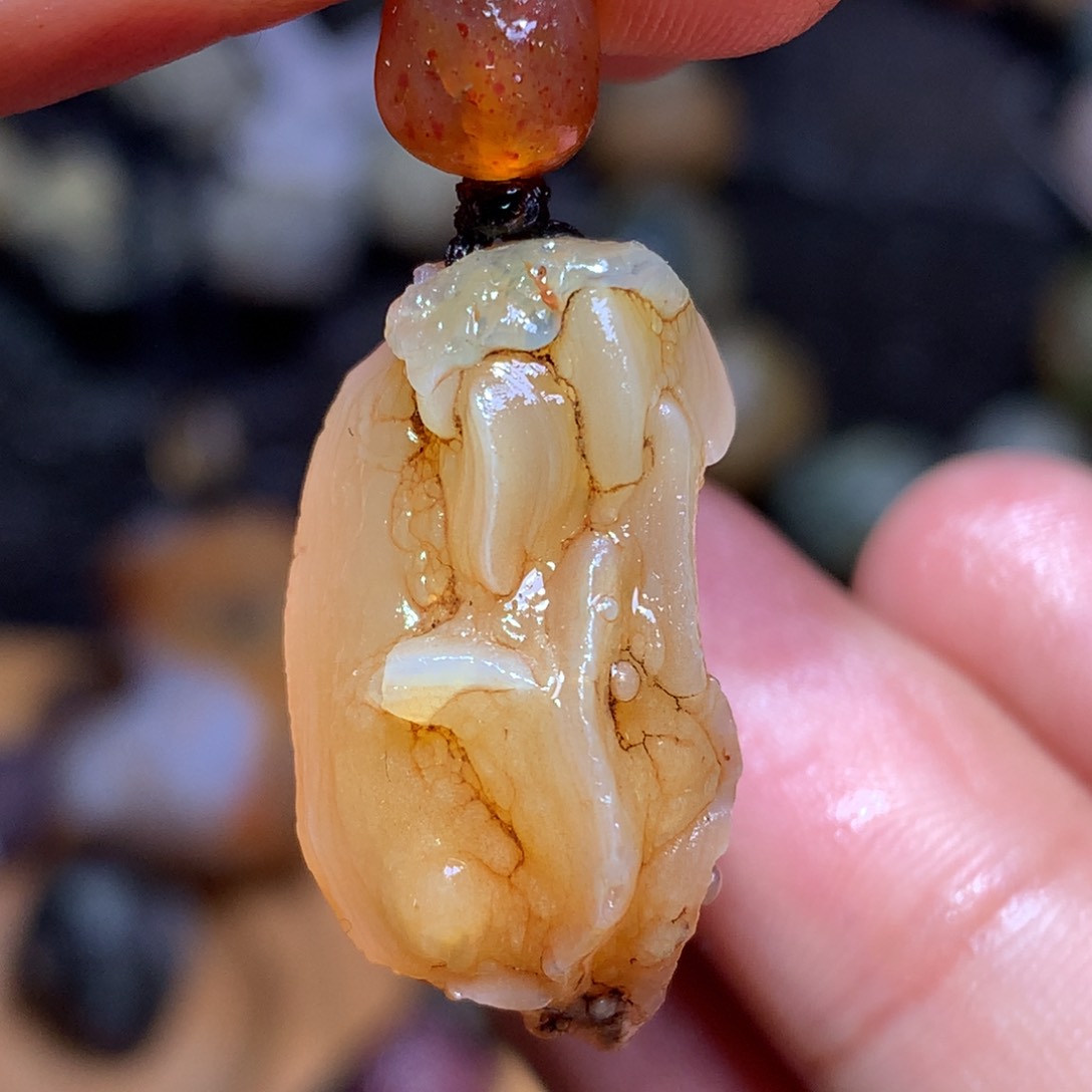 未镶嵌玛瑙/玉髓珠宝半成品