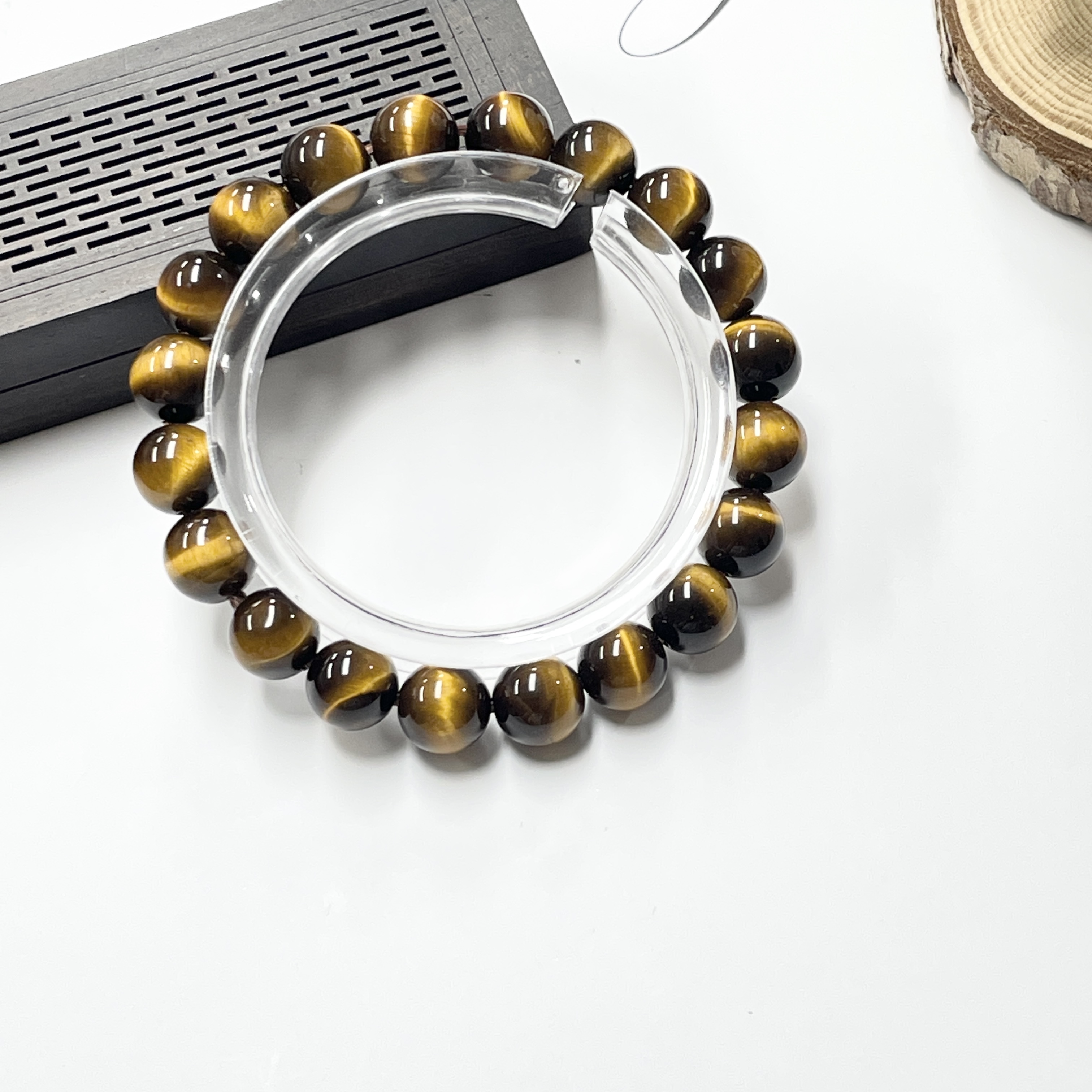 【秋先生】天然黄虎眼手串多样性发其一