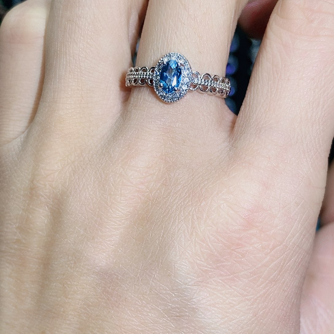 紫晶珠宝半成品银S925镶嵌