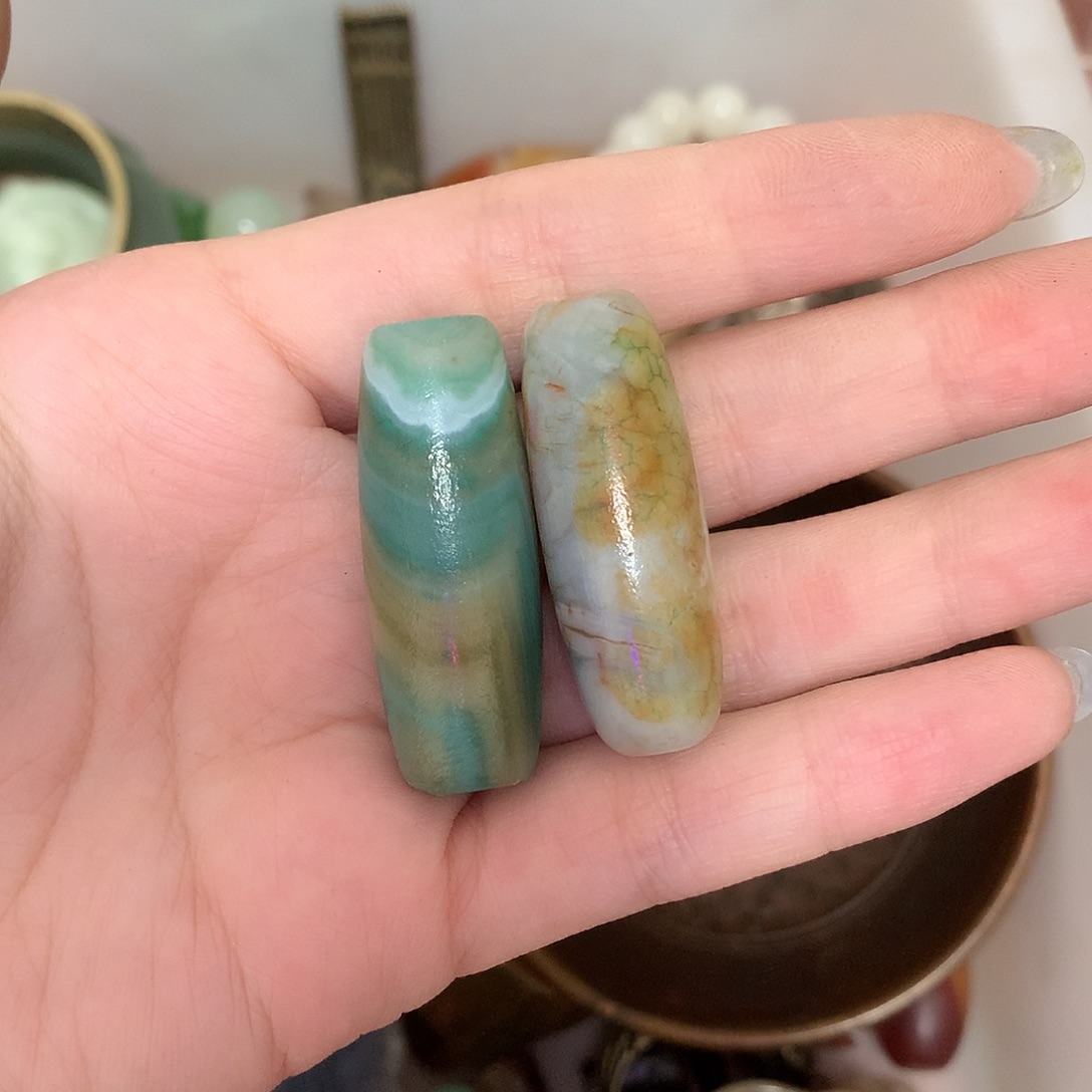 玛瑙/玉髓颈饰合金心*忍