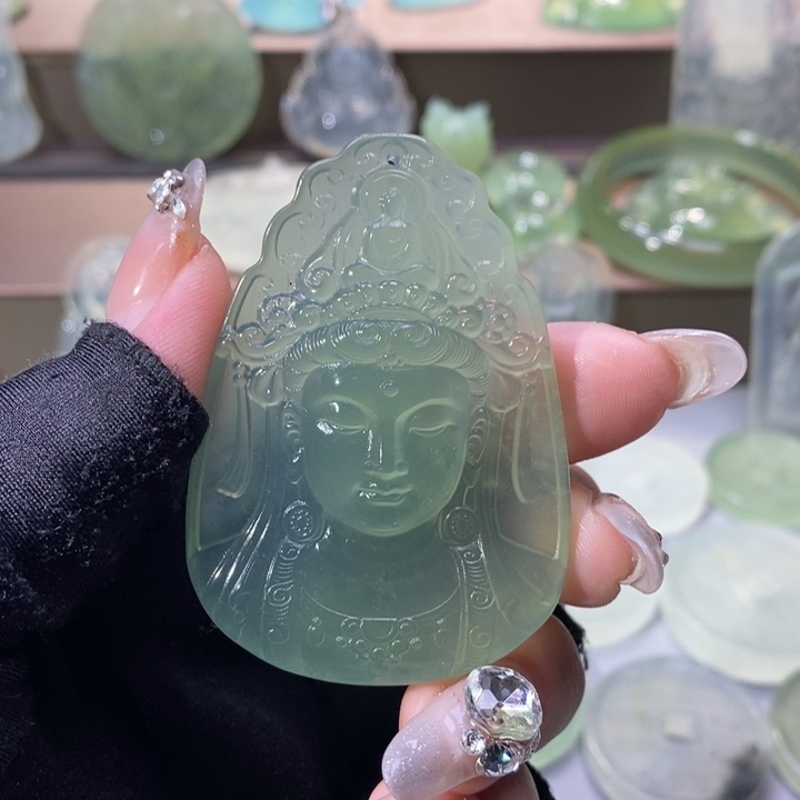 岫玉吊坠未镶嵌吊坠