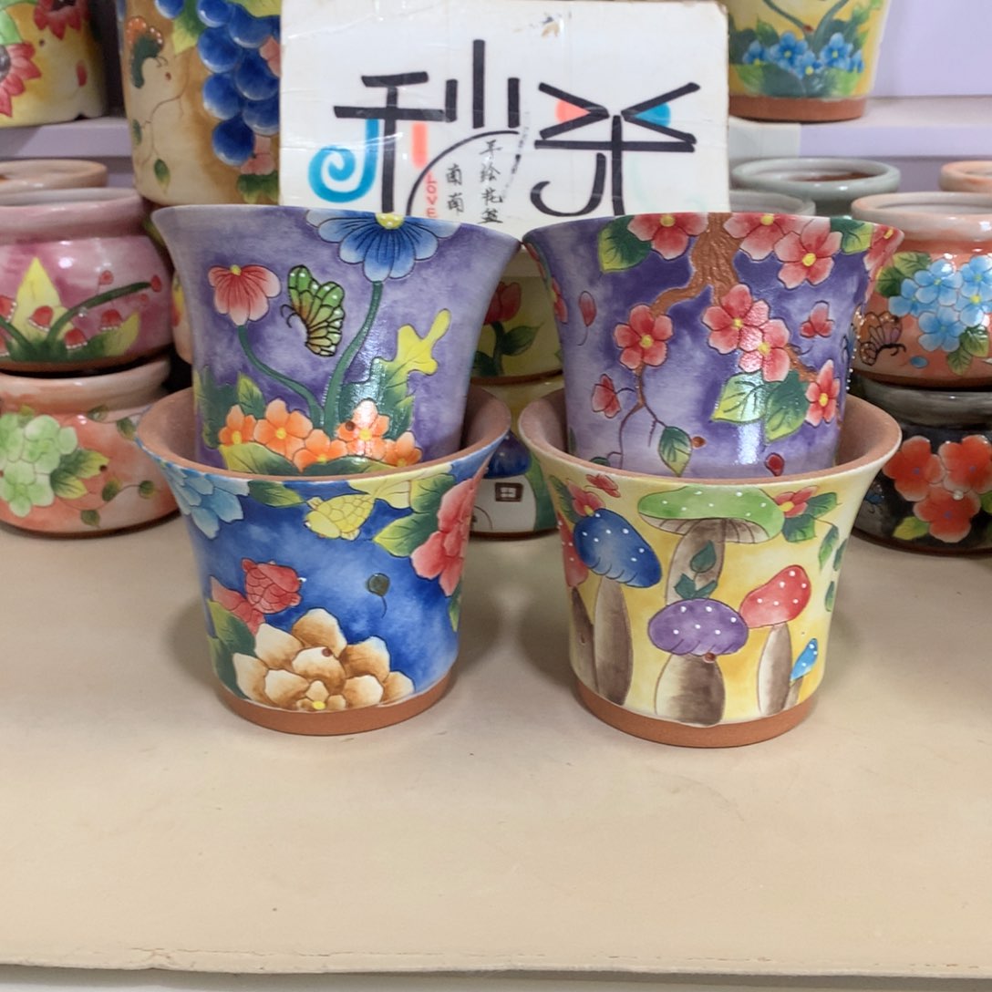 @**?福利花盆，手绘花盆