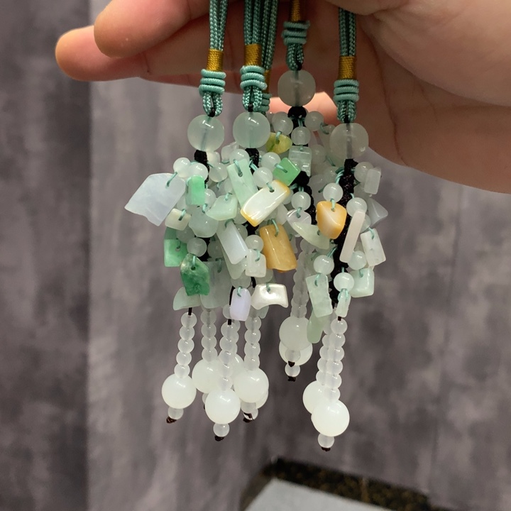 翡翠未镶嵌手镯挂件