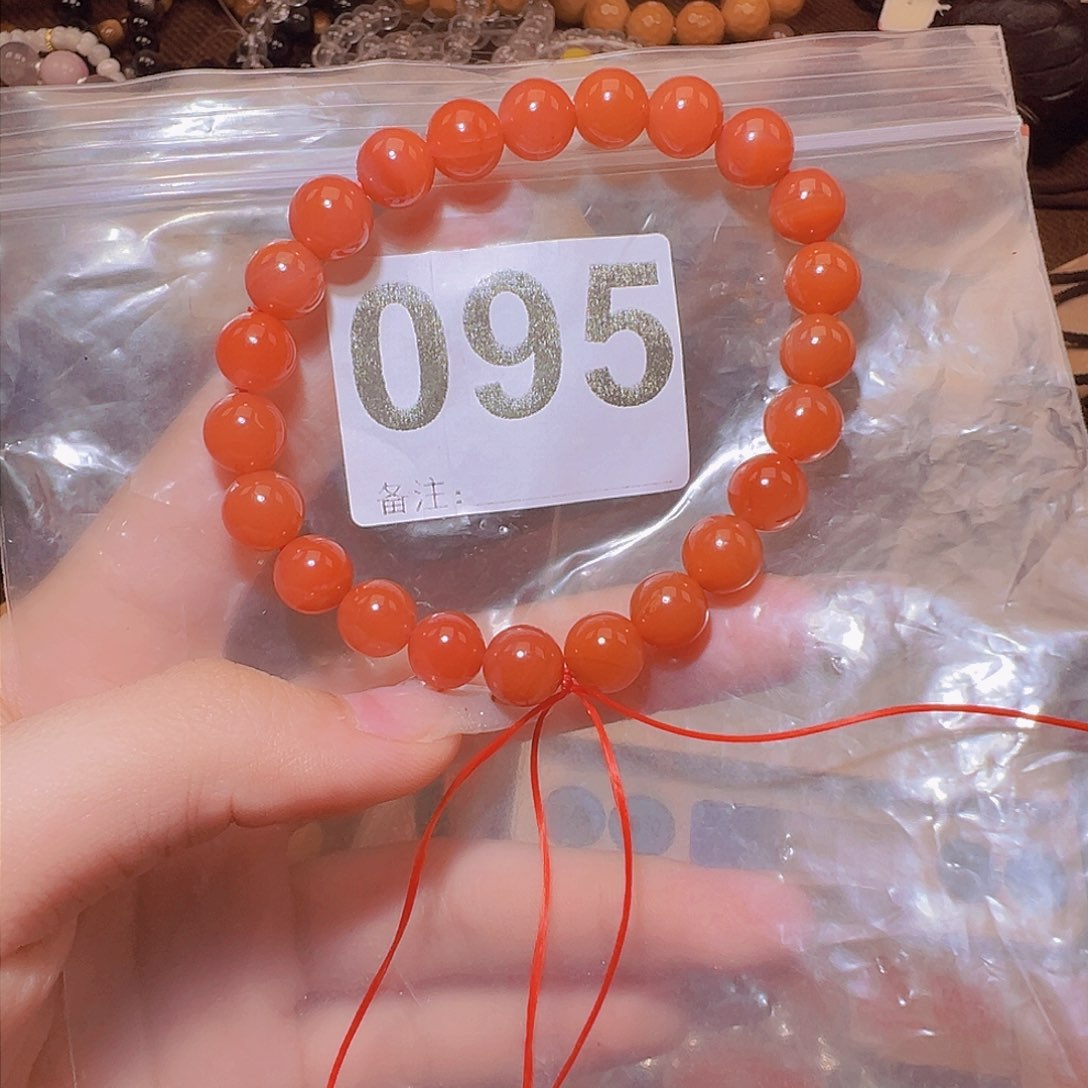 未镶嵌手串南红玛瑙0.8/好的