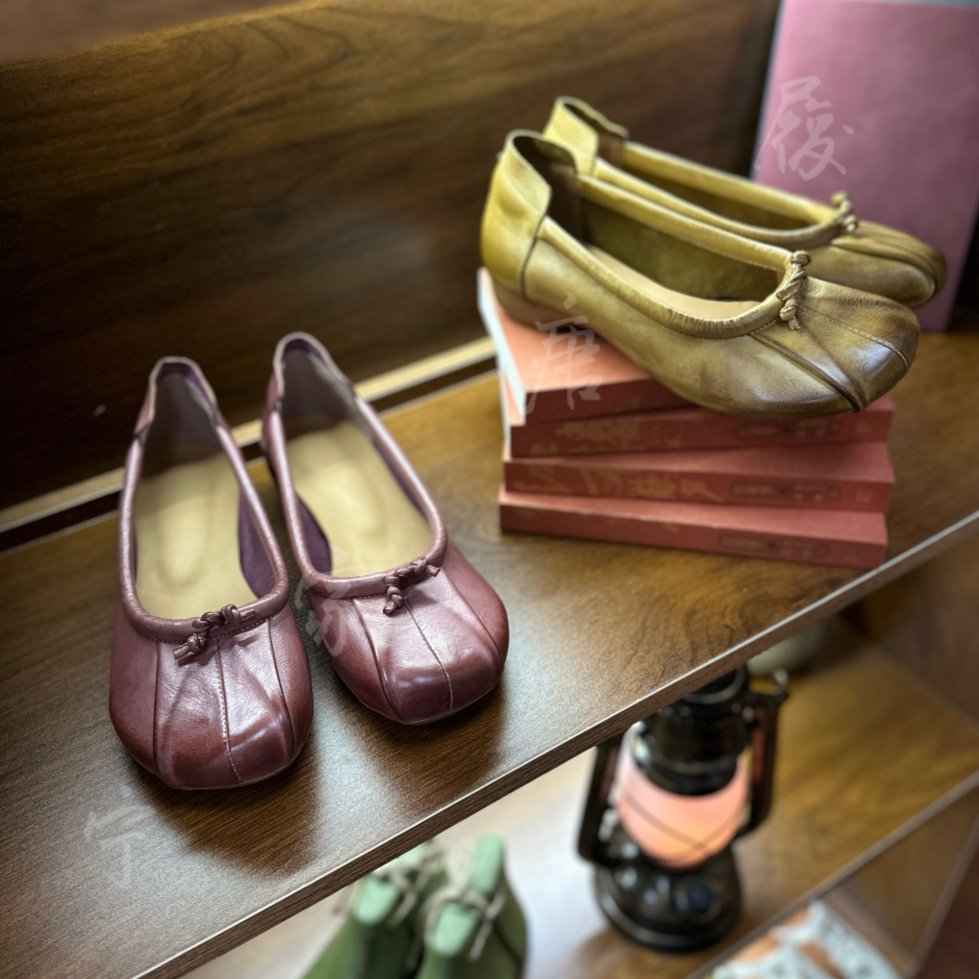 （清货）手工复古休闲单鞋春夏季名族风浅口圆头百搭女鞋1919-135