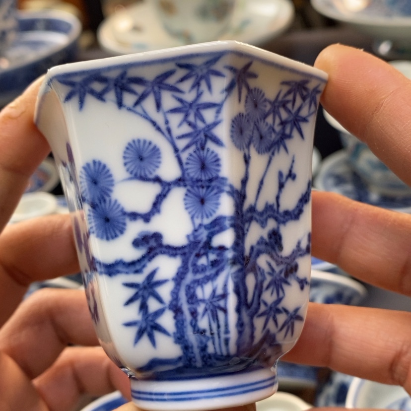 【闪购商品】景德镇青花主人杯