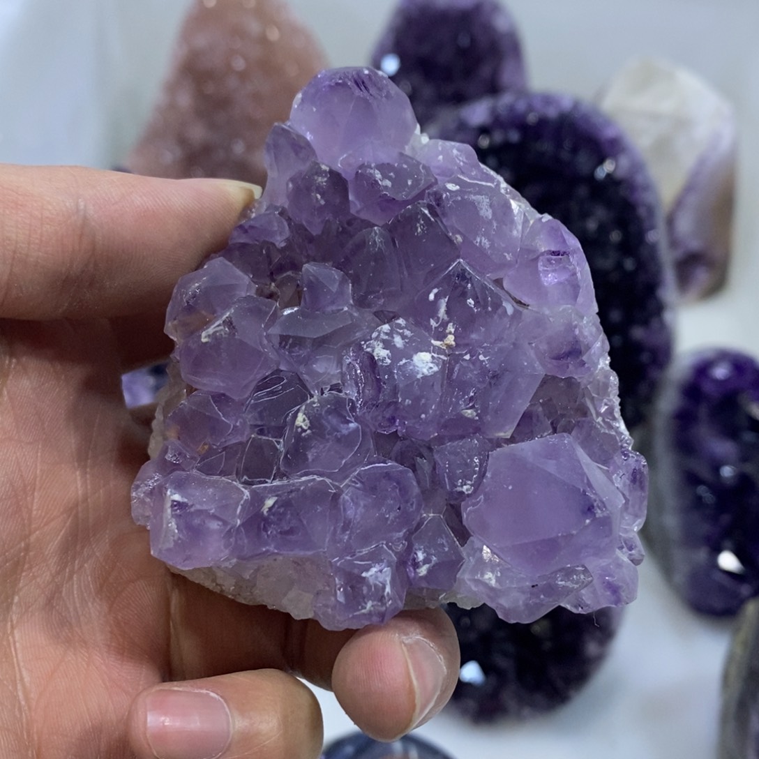 紫晶摆件摆件未镶嵌