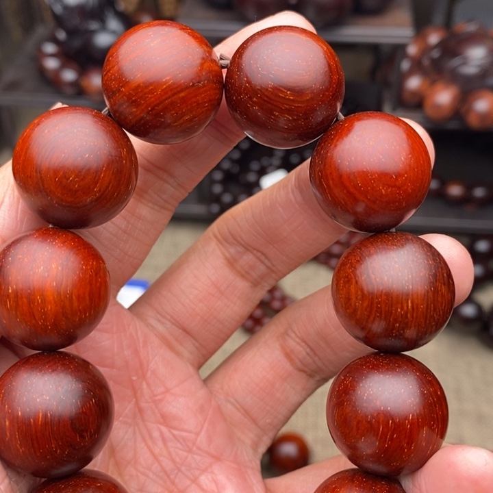 檀香紫檀（小叶紫檀）手串/手链2.0泥料小满金星特价款