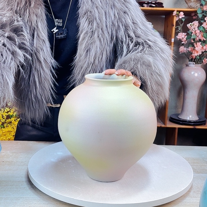 摆件沐*浠微瑕551 景德镇陶瓷艺术精品