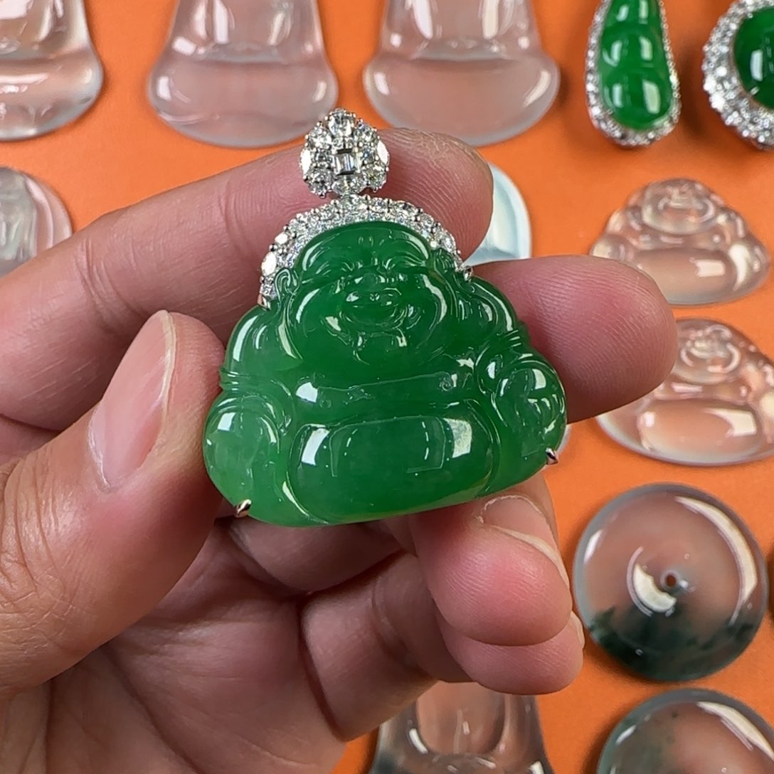 定制翡翠未镶嵌天然