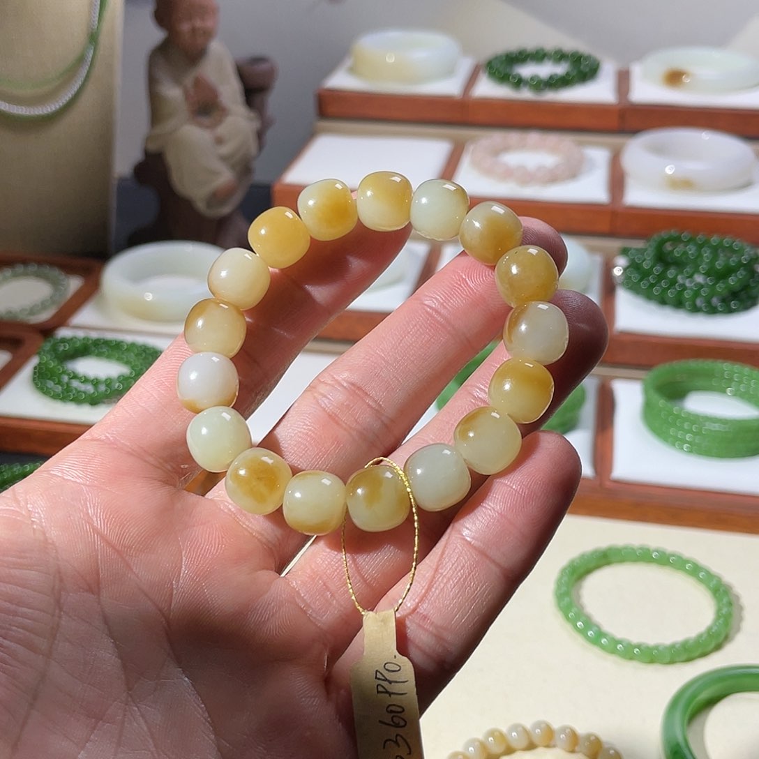 和田玉手链未镶嵌