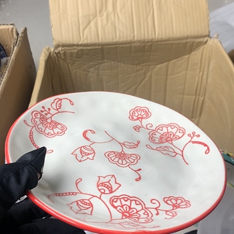 盘陶瓷制品满25拼单发货默认微瑕