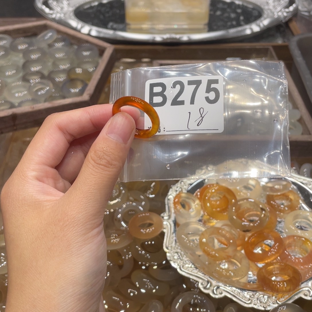 玛瑙/玉髓未镶嵌戒指275