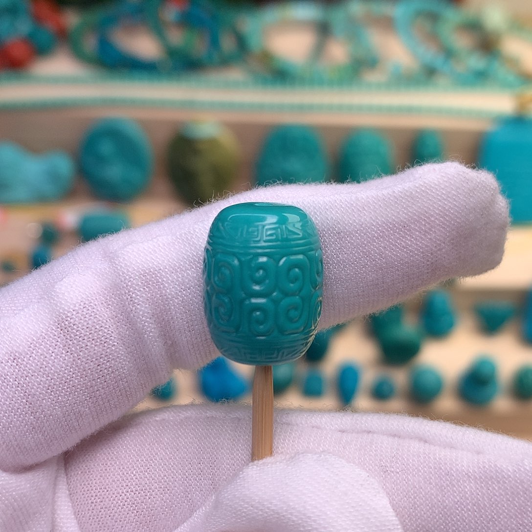 绿松石珠宝半成品未镶嵌