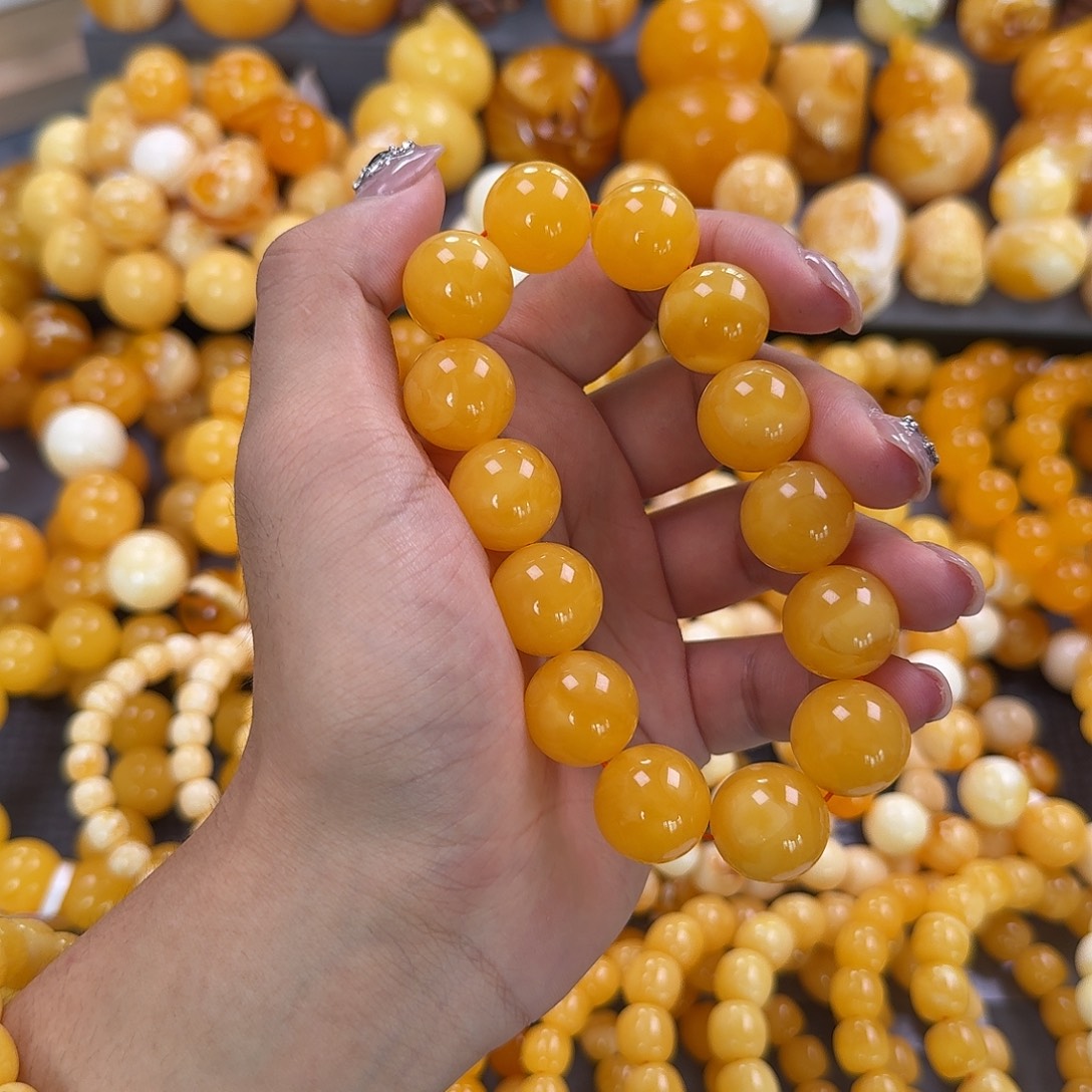 蜜蜡未镶嵌珠宝奇石同料17mm