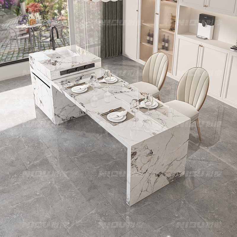 2NEEDO/拟度【VIP定制】岛台餐桌一体家用厨房轻奢高级导台岩板中岛