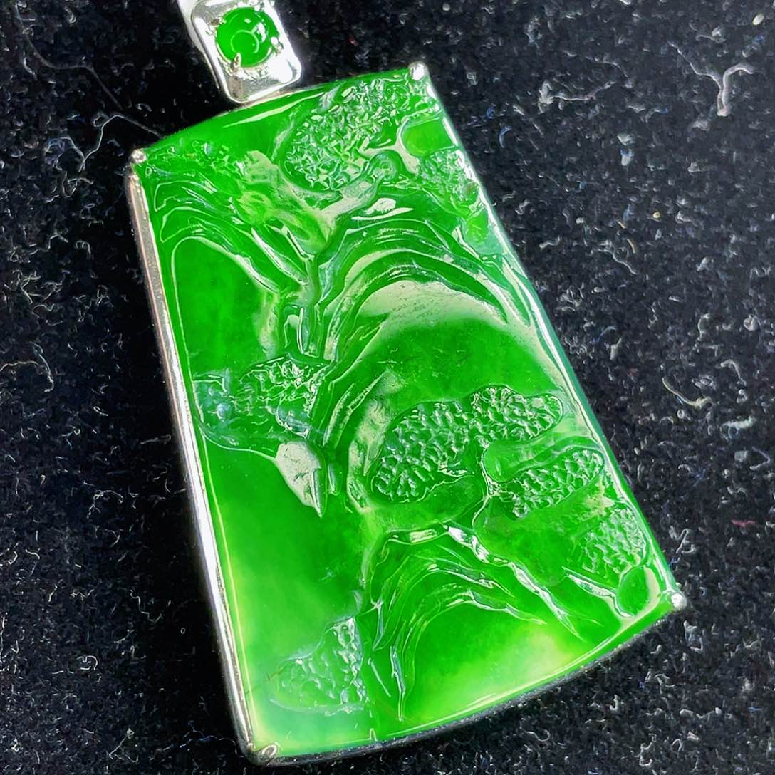 翡翠吊坠(不含链)未镶嵌