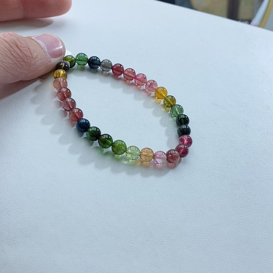 碧玺碧玺未镶嵌手链