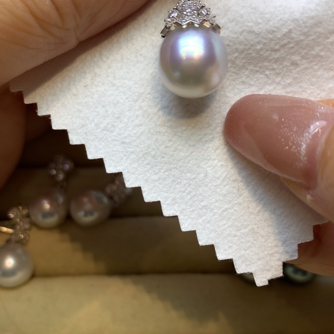 颈饰银S925镶嵌海水珍珠