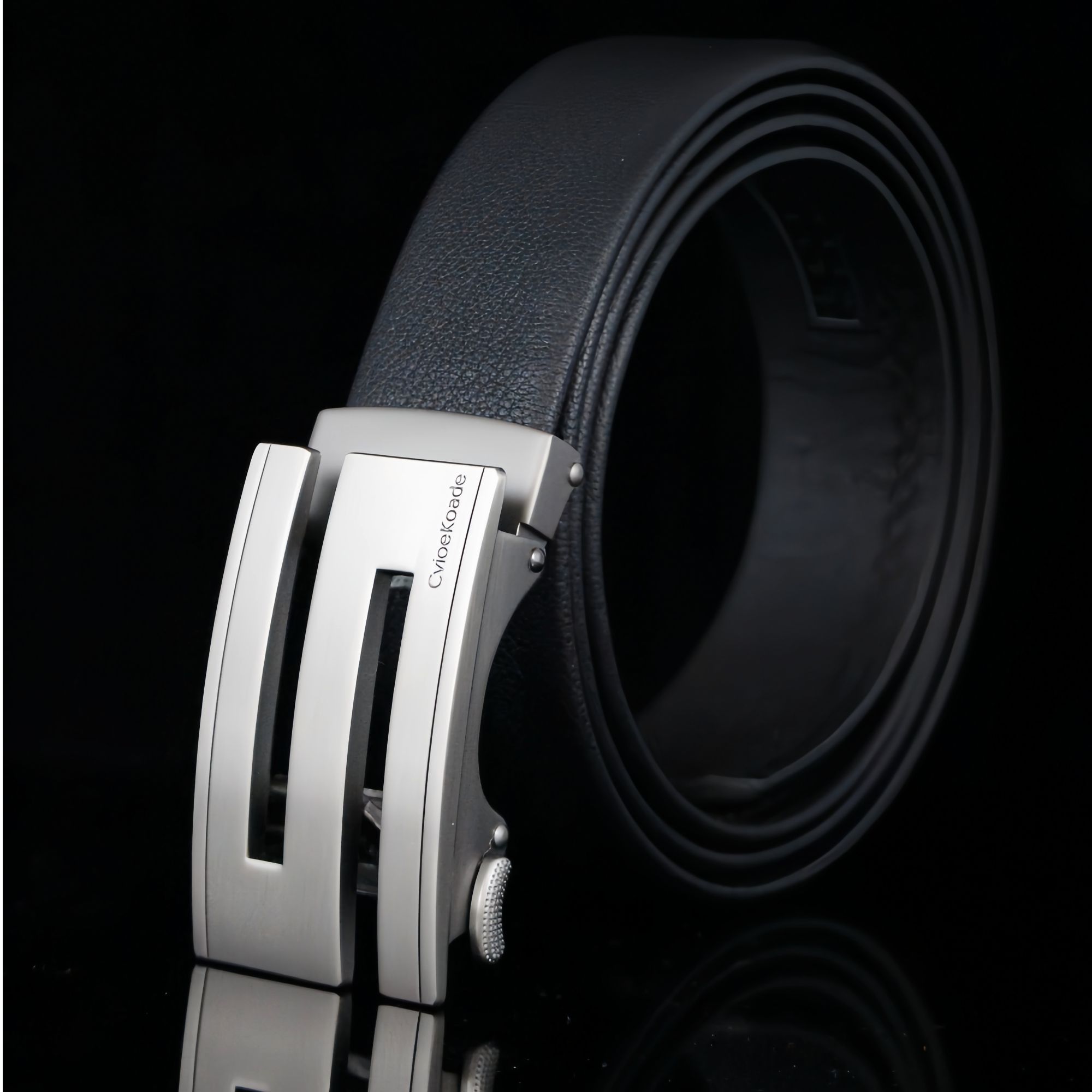 Cvioe Koade真皮头层牛皮皮带男士时尚休闲百搭