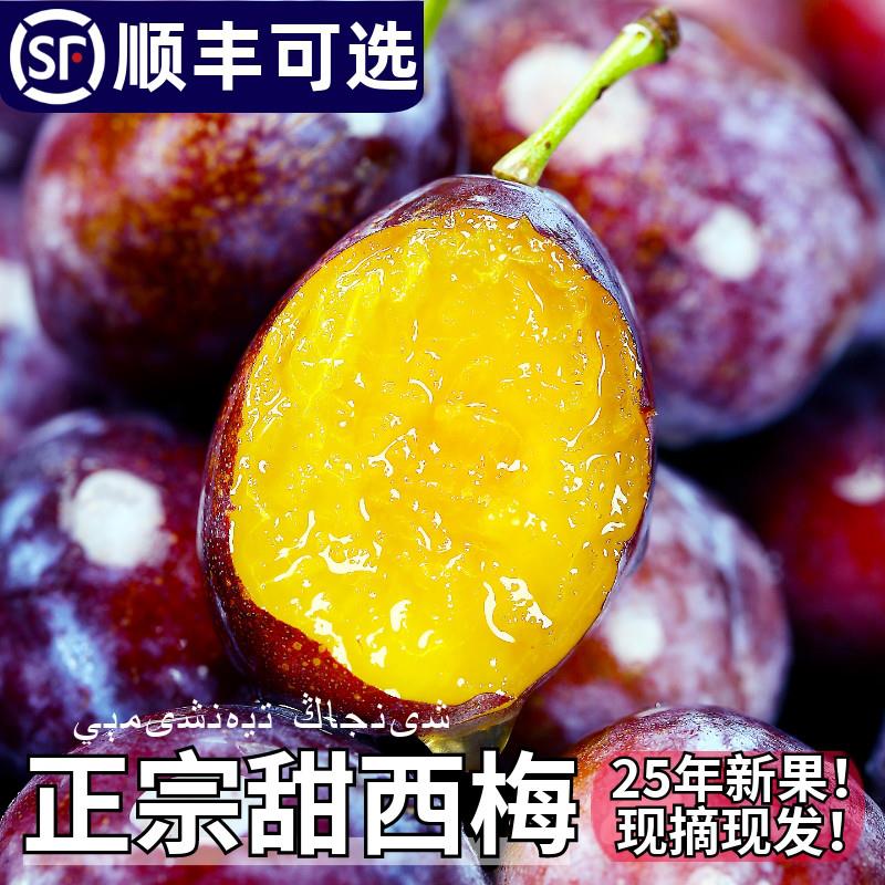 西梅新鲜斤装蓝蜜法兰西脆甜李子水果当季整箱应季孕妇顺丰包邮