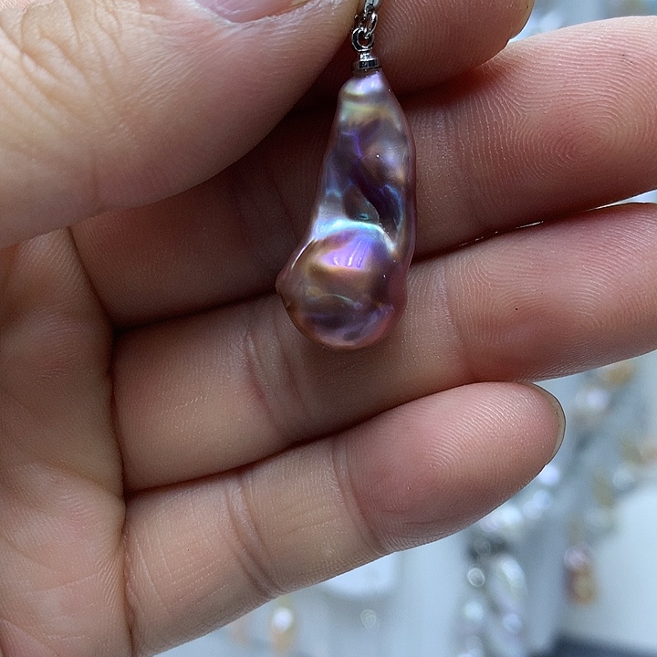 巴洛克未镶嵌淡水珍珠